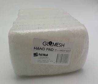 GLOMESH - WHITE HAND PAD ( GLIT ) - SMALL - 10 PACK