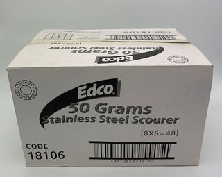EDCO 50g STAINLESS STEEL SCOURER - 18106 - 48 -CTN
