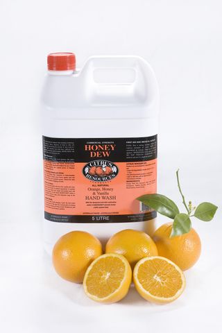 Citrus Resources " HONEYDEW "Orange Honey Vanilla Hand Cleaner - 5L