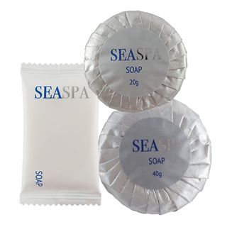 SEA SPA 40G BATH SOAP - PLEATED WRAP - 25 - SLV