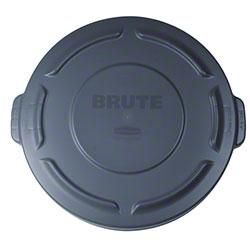 RUBBERMAID BRUTE BIN - GREY LID - SUIT 75.7L - FG261960GRAY - EACH