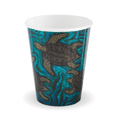 BIOCUP Double Wall CUP - 8oz (80mm) - Indigenous Series - 1000 - ( BC-8DW-CCAB ) - CTN