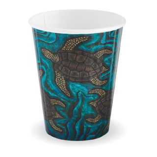 BIOCUP Double Wall CUP - 12oz (90mm) - Indigenous Series - 1000 - ( BC-12DW-CCAB ) - CTN