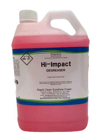 HI - IMPACT Degreaser - Hard Surface & Floor Cleaner "DG8" - 5L