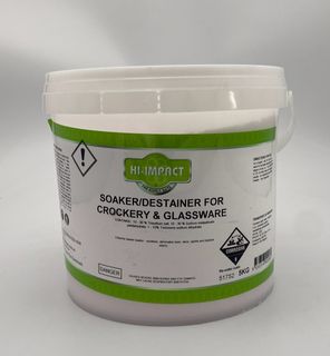 HI - IMPACT Soaker / Destainer for Crockery & Glassware Powder - 5KG