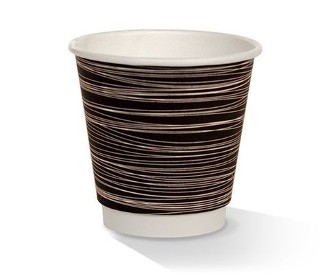 08oz (90mm) DOUBLE WALL BLACK & WHITE BARISTA PRINT - 500 - CTN ( HC8D90 )