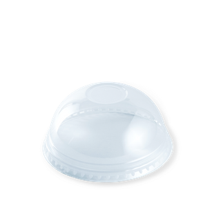 DETPAK LID CLEAR PET DOME RECYCLABLE 12, 16, 20 & 24oz ( Fits 98.3mm ) - 50 - SLV