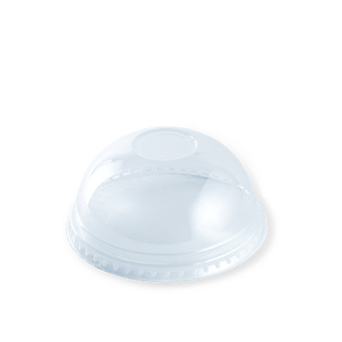 DETPAK LID CLEAR PET DOME WITH HOLE RECYCLABLE 12, 16, 20 & 24oz ( Fits 98.3mm ) - V175S0064 - 50 - SLV