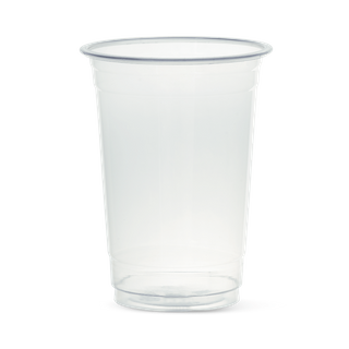 DETPAK CLEAR PET RECYCLABLE CUP - 15oz / 425ml W&M (92mm dia) - 50 - SLV