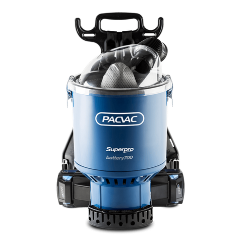 PACVAC SUPERPRO BATTERY 700 ADVANCED BACK PACK VACUUM CLEANER - EACH