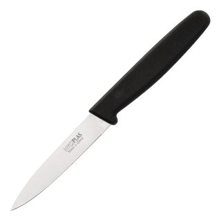 HYGIPLAS 3" PARING KNIFE BLACK HANDLE - C268 - EACH
