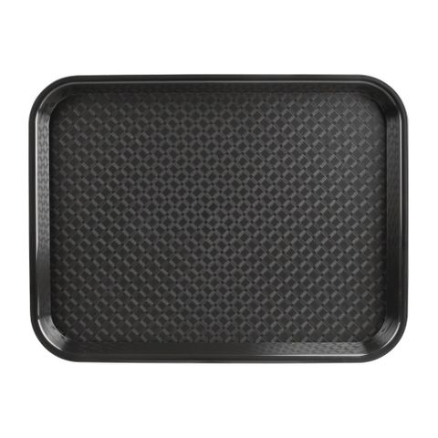 OLYMPIA KRISTALLON POLYPROPYLENE FOODSERVICE TRAY - BLACK - 350MM X 450MM - P507 - EACH