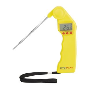 HYGIPLAS EASYTEMP THERMOMETER - YELLOW ( COOKED MEAT ) - CF912 - EACH