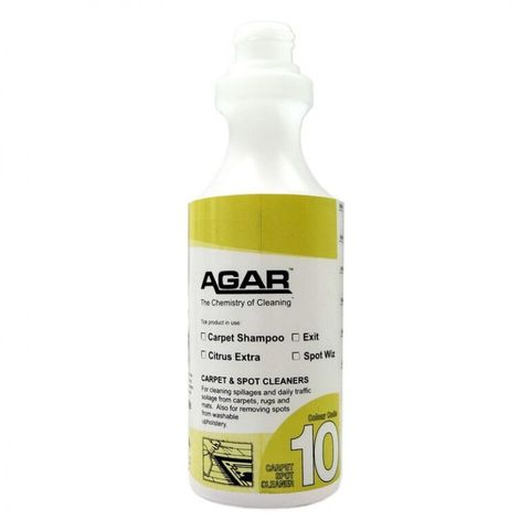 PRINTED AGAR CARPET CLEANING BOTTLE 500ML (D10) - EACH