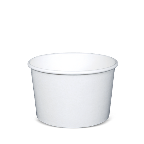 DETPAK 16OZ WHITE CARDBOARD BOWL 470ML - 500 - CTN
