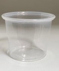 CAPRI - P100 (1oz / 30ml ) CLEAR PLASTIC SAMPLE CUP - CC-PP0486 - 125 - SLV