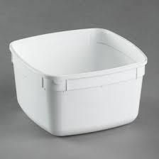 2L WHITE ICE CREAM CONTAINER ONLY - SQUARE ( NOTE : LID SEPERATE) - EACH