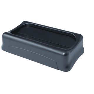 RUBBERMAID SLIM JIM SWING LID - BLACK ( RFG267360BLA ) - EACH