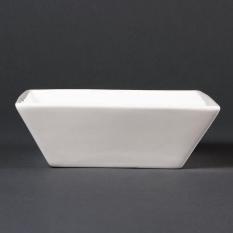 LUMINA WHITE FINA CHINA SQUARE BOWL 140X140MM ( CD639 ) - 6 - CTN