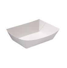 DETPAK WHITE GIANT FOOD TRAY # 6 - 200 CTN ONLY