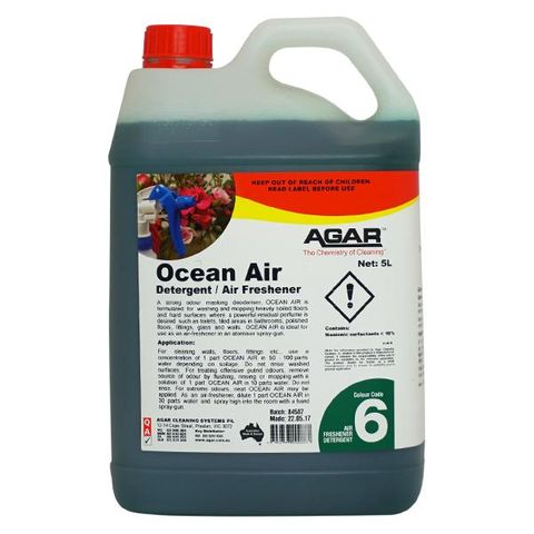 AGAR OCEAN AIR DEODORISER / AIR FRESHENER 5L