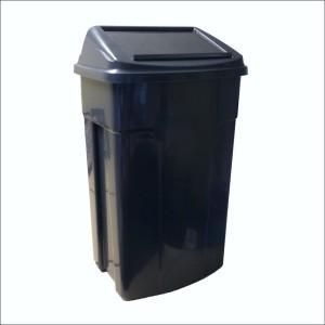 NAPPY BIN 42L - CHARCOAL GREY - COMPLETE UNIT - BASE & LID - EACH ( NAPBIND-42 ) - EACH