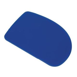 VOGUE PLAIN PLASTIC SCRAPER 115X75MM ( E401 ) - BLUE - EACH