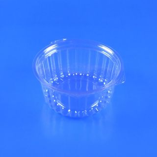 12OZ CLEAR SHOW BOWL WITH HINGED FLAT LID - 50 - SLV