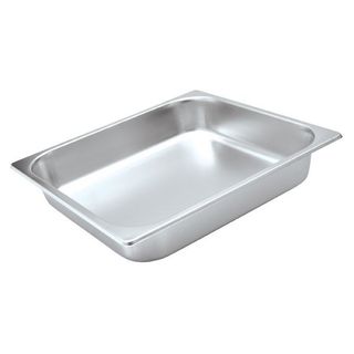 STANDARD STEAM PAN S/STEEL - 2/3 SIZE - 100mm - EA - 8723100