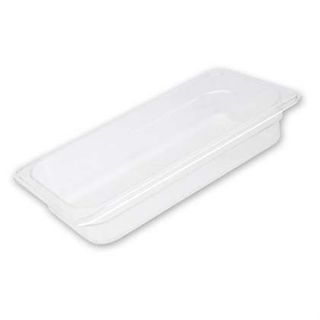 GASTRONORM POLYCARB FOOD PAN CLEAR 1/3 SIZE 100MM DEEP - 852304 - EACH