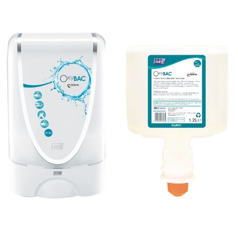 DEB OXYBAC TOUCH FREE FOAM DISPENSER