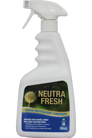 CLEAN PLUS NEUTRA FRESH (WATERBASED ODOUR ABSORBER AND AIR FRESHENER) - 750ML TRIGGER PACK - EACH