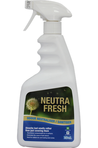 CLEAN PLUS NEUTRA FRESH (WATERBASED ODOUR ABSORBER AND AIR FRESHENER) - 750ML TRIGGER PACK