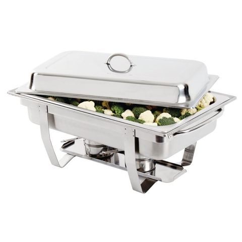 OLYMPIA MILAN CHAFING DISH GN 1/1 STAINLESS STEEL - K409