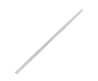 GREENMARK PLAIN WHITE REGULAR PAPER STRAWS (6MM X 197MM) - 2500 - CTN