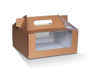 GREENMARK 9" CORRUGATED PACK N CARRY CAKE BOX ( 228.6 X 228.6 X 101.6MM ) - PCCB94 - 100 - CARTON