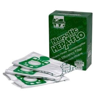 NUMATIC HEPA-FLO HENRY / JUNIOR FILTER BAG 604015 ( NVM-1CH ) - 10 - PACK