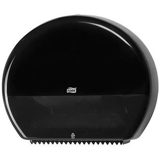 TORK JUMBO TOILET ROLL DISPENSER T1 BLACK - 554038 - EACH