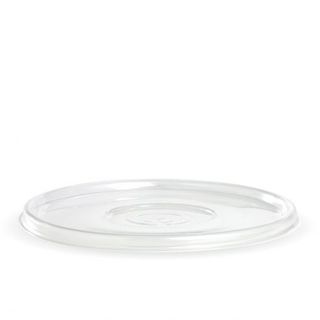 BIOPAK 24, 32 & 40oz BIOCANE Bowl PP Lid (suit Hot Food ) - CLEAR - 400 - CTN ( B-BLL-PP )