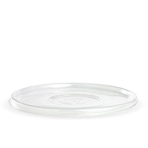 BIOPAK 24, 32 & 40oz BIOCANE Bowl PP Lid (suit Hot Food ) - CLEAR - 400 - CTN ( B-BLL-PP )