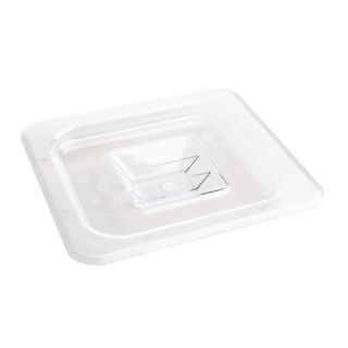 VOGUE CLEAR POLYCARBONATE 1/6 SIZE GASTRONORM LID - U248 - EACH