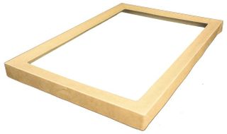 PINNACLE BROWN KRAFT LID FOR CATERING TRAY 1, 259X156X30MM - 100 - CTN ( ECT1L )