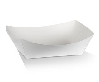 GREENMARK WHITE CARDBOARD TRAY # 5 110X185X80MM ( T5 ) - 200 - CTN