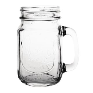 OLYMPIA HANDLED MASON JAR - 450ML - ( CM698 ) - 12 CTN