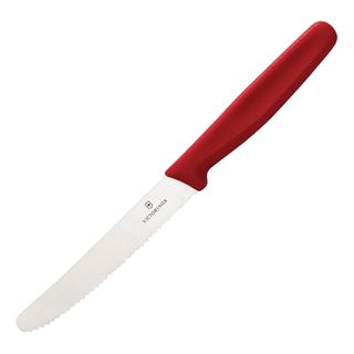 VICTORINOX RED HANDLE SERRATED TOMATO KNIFE 4.5" (15CM) - C984 - EACH