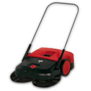 HAAGA 375 MANUAL INDUSTRIAL SWEEPER - 75CM WIDTH & 50L BIN CAPACITY - HAA375 - EACH