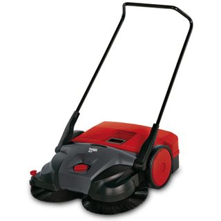 HAAGA 477 MANUAL INDUSTRIAL SWEEPER - 77CM WIDTH & 50L BIN CAPACITY - HAA477 - EACH