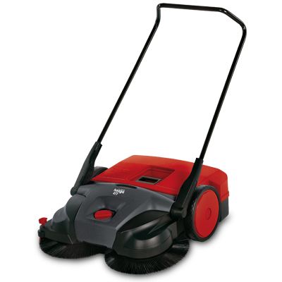 HAAGA 477 MANUAL INDUSTRIAL SWEEPER - 77CM WIDTH & 50L BIN CAPACITY - HAA477 - EACH