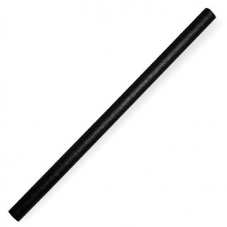 BIOPAK Black 10mm Jumbo Biostraws - 100 - SLV ( JP-PBS-10X197-B)