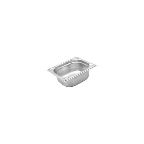 CATER-CHEF GASTRONORM STEAM PAN S/STEEL - 1/6 SIZE 150MM DEEP - EA - 896150